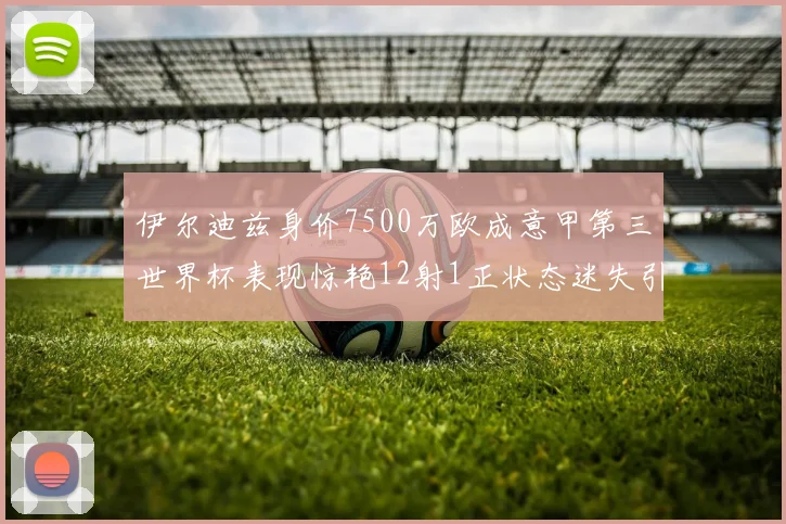 伊尔迪兹身价7500万欧成意甲第三世界杯表现惊艳12射1正状态迷失引发关注